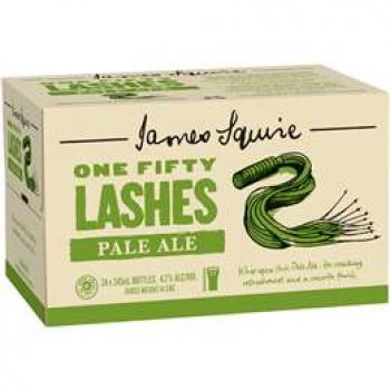 James Squire 150 Lashes Pale Ale Bottles 24x345ml case