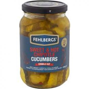 Fehlbergs Chipotle Cucumbers  470g