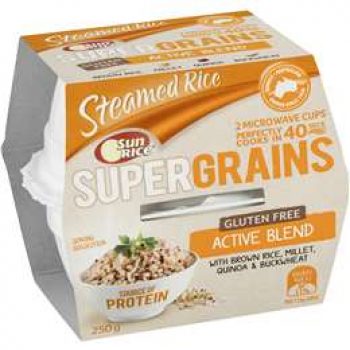Sunrice Super Grains Gluten Free Active Blend Cup 250g