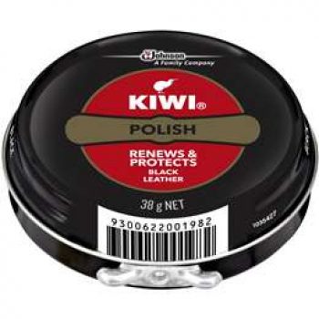 Kiwi Black Shoe Polish 38g