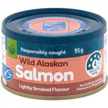 Woolworths Salmon Naturally Smoked 95g