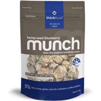 Thinkfood Munch Hemp Seed Blueberry 140g