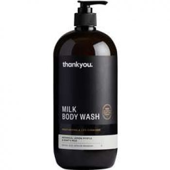 Thankyou. Milk Body Wash – Botanical Lemon Myrtle & Goat’s Milk 1l