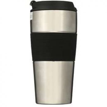 Essentials Travel Mug Stainless Steel Black each