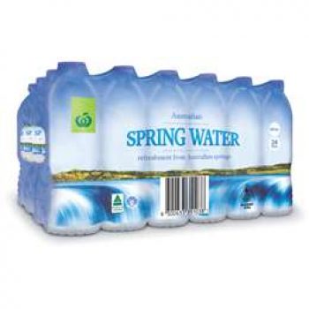 Woolworths Spring Water 24x600ml pack - Black Box Product Reviews