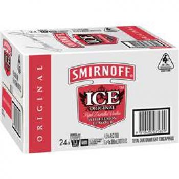 Smirnoff Ice Red Vodka Bottles 24x300ml