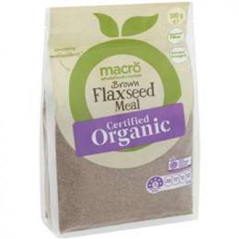 Macro Organic Brown Flaxseed Meal  500g