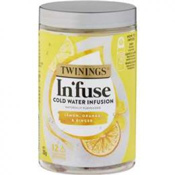 Twinings Infuse Lemon Orange & Ginger  12 pack
