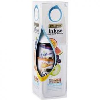 Twinings Infuse Starter Pack 1 Bottle + 3 Infusers 4 pack