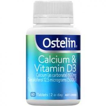 Ostelin Calcium & Vitamin D3 Tablets 60 pack