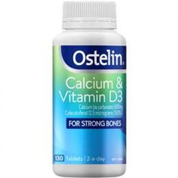Ostelin Calcium & Vitamin D3 Tablets 130 pack