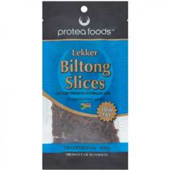 Protea Foods Biltong Slices Traditional South African 100g