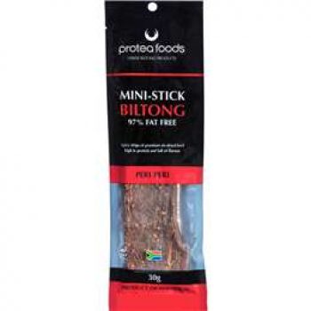 Protea Foods Biltong Peri Peri South African Mini Sticks 30g