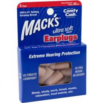 Mack’s Ear Plugs Ultra Foam 5 pack