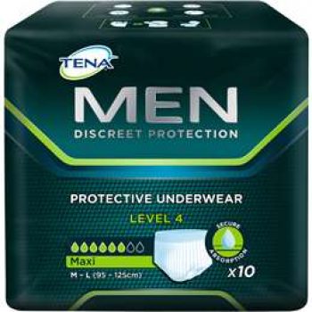 Tena Pants For Men Level 4 Medium To Large 8 pack