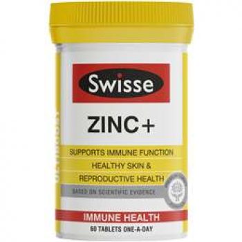 Swisse Ultiboost Zinc+ Tabs 60 pack