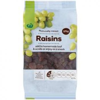 Woolworths Raisins  375g