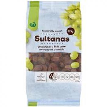 Woolworths Sultanas  375g