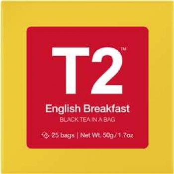 T2 English Breakfast Black Tea Bags 25 pack