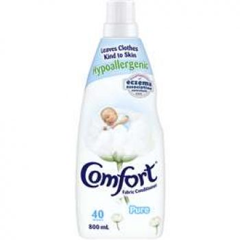 Comfort Fabric Softener Conditioner Pure White Sensitive 800ml
