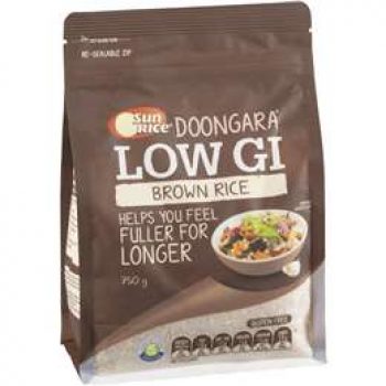 Sunrice Brown Rice Low Gi 750g
