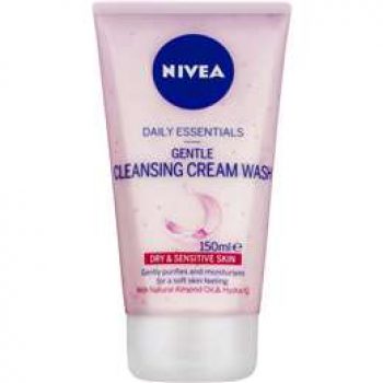 Nivea Gentle Cream Face Wash Cleanser + Almond Oil 150ml