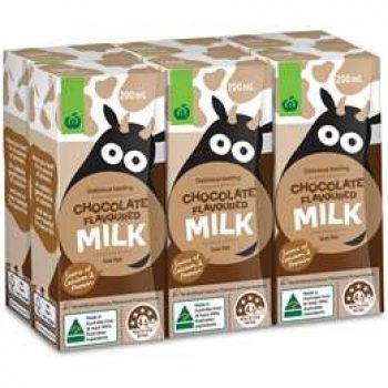 Woolworths Chocolate Milk 6x200ml - Black Box Product Reviews