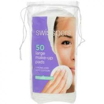 Swisspers Cotton Large Make Up Pads 50pk