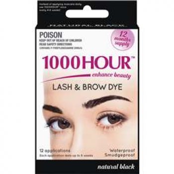 1000hour Eyelashes & Brow Dye Kit Black each