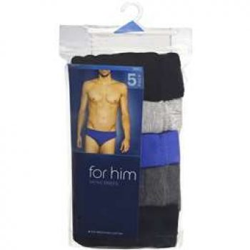 Woolworths Essentials Underwear Brief Size L 5 pack