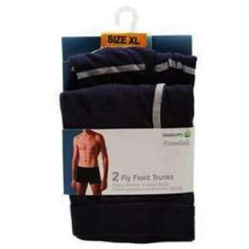 Woolworths Essentials Underwear Trunk Xl 2 pack