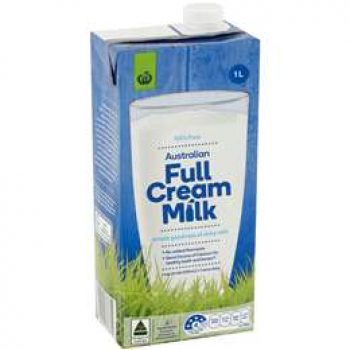 Woolworths Uht Full Cream Milk 1l