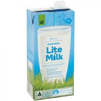 Woolworths Uht Lite Milk 1l