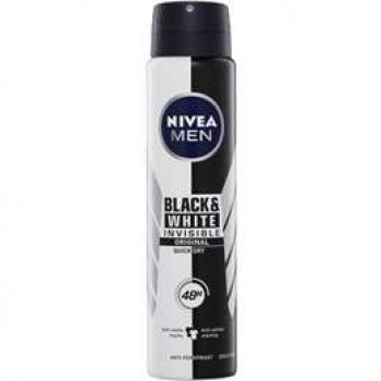 Nivea Men Deodorant Aerosol Black & White Aero 250ml