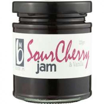 Blue M Sour Cherry & Vanilla Jam 220g