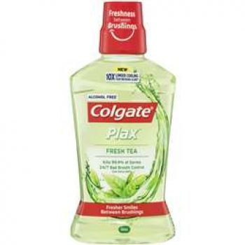 Colgate Plax Alcohol Free Mouthwash Fresh Tea 500ml