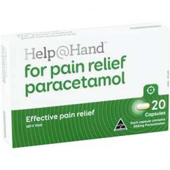 Help@hand Paracetamol Caps 500mg Caps 500mg 20 pack