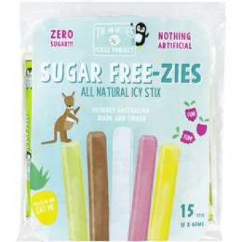 No Nasties Sugar Free-zies All Natural Icy Stix 15 pack