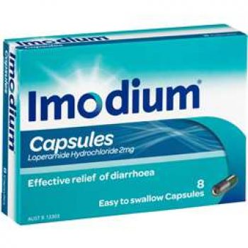 Imodium Diarrhoea Treatment 2mg Capsules 8pk