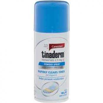Canesten Tinaderm Antifungal Powder Spray 100g