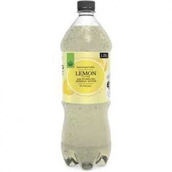 Woolworths Lemon Sparkling Mineral Water 1.25l
