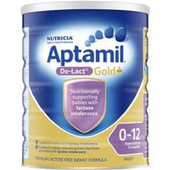 Aptamil Gold+ De-lact Lactose Free Formula 0-12mnths 900g