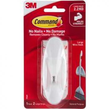 3m Command Strips & Large Wire Hooks each