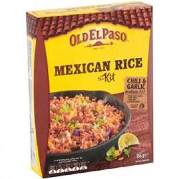 Old El Paso Chili & Garlic Mexican Rice Kit 355g
