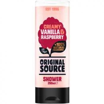 Original Source Body Wash Vanilla Milk Raspberry 250ml