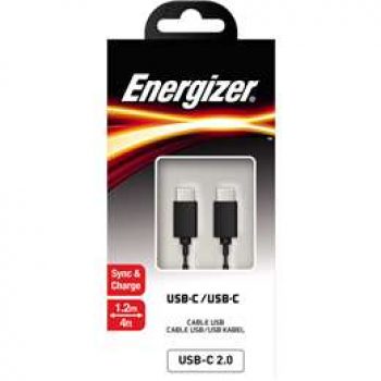 Energizer Cable Usb Cc 1.2m Black each