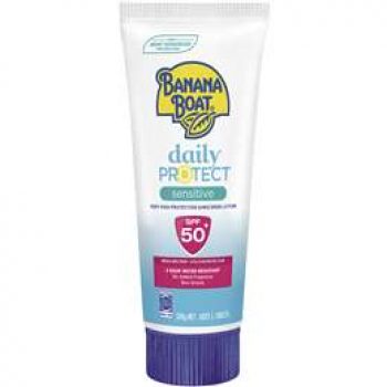 Banana Boat Spf 50+ Sunscreen Sensitive 200g - Black Box Product Reviews