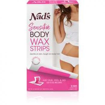 Nad’s Body Wax Strips Sensitive Skin 28 pack