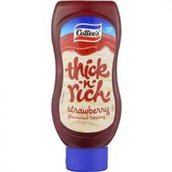 Cottee’s Squeezy Topping Strawberry 575g