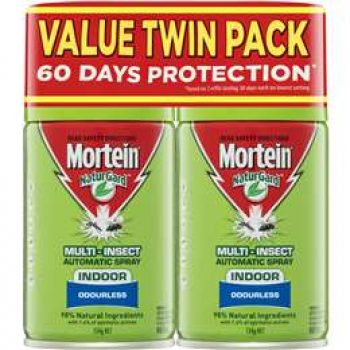 Mortein Naturgard Insect Control Indoor Odourless 154g x2 pack